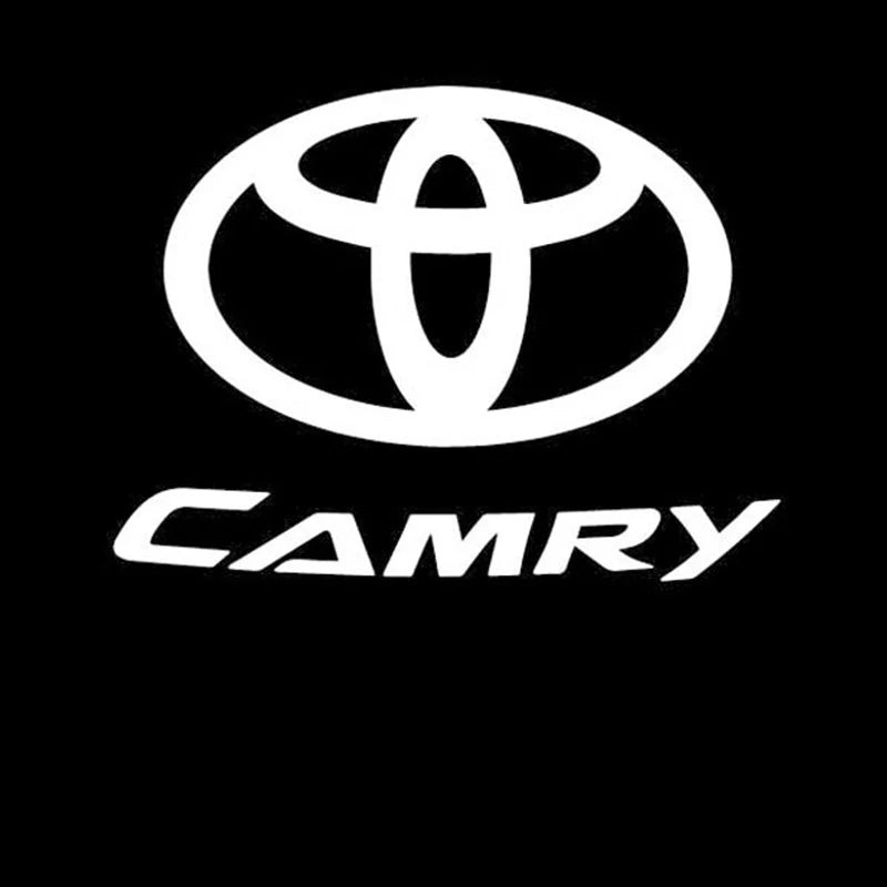 2PCS Car LED Welcome Lamp with Toyota Logo Door Ghost Shadow Light Laser Projector for Toyota PRADO Camry Corolla Rav4 Prius