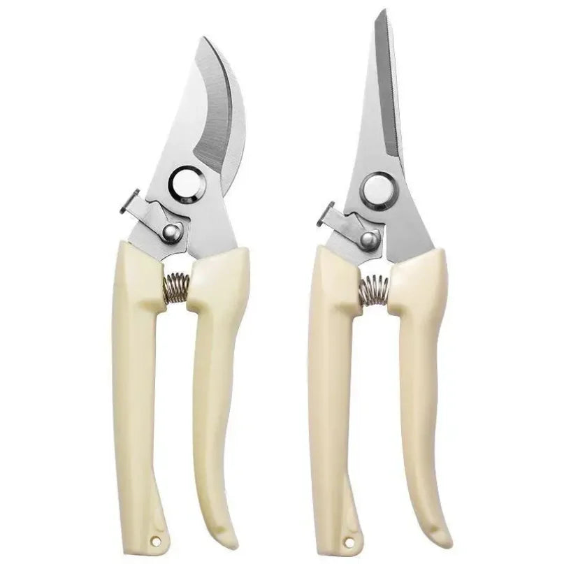 Stainless Steel Bypass Pruning Shears – Multifunctional Garden Hand Clippers for Flowers, Trees & Branches