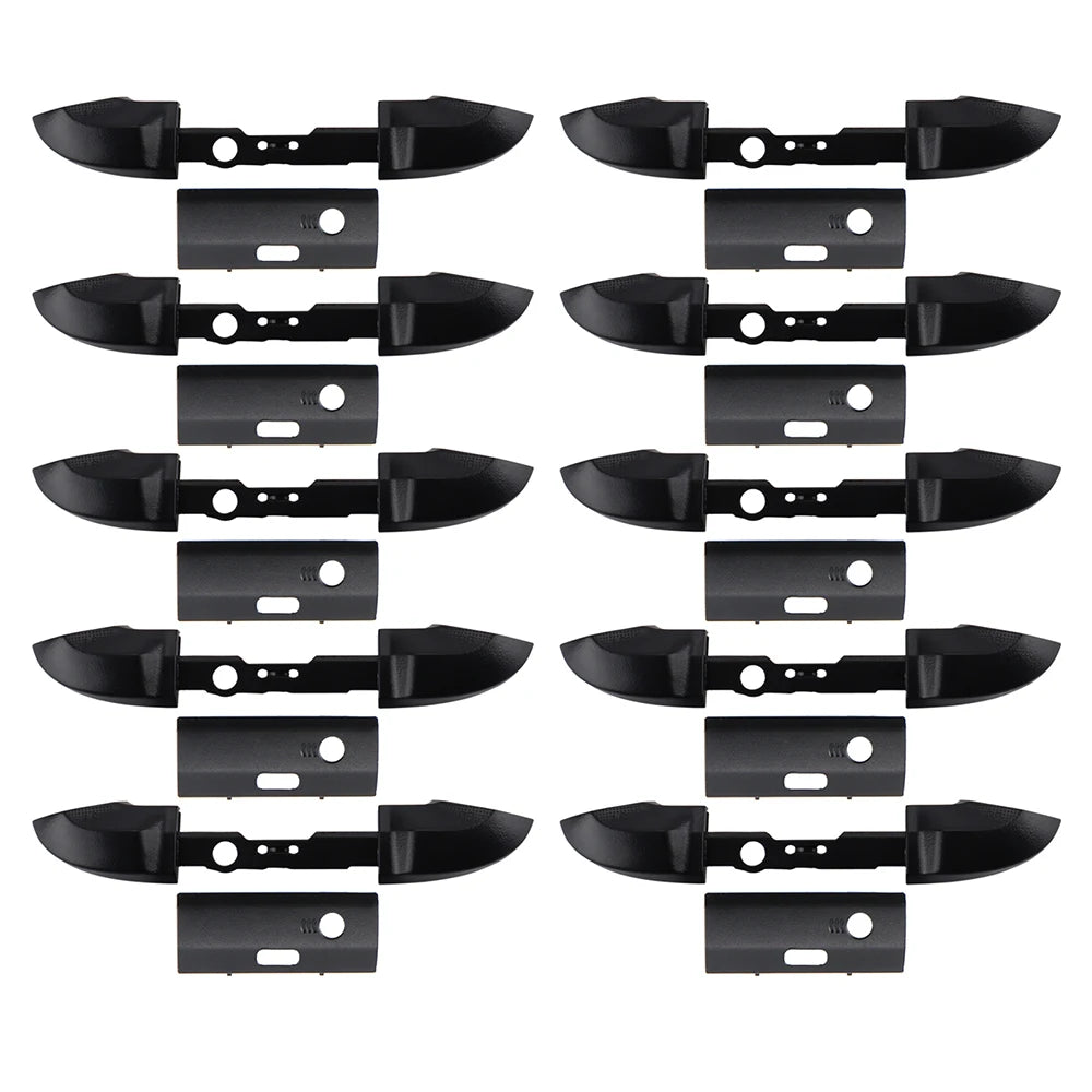 10pcs Replacement LB RB Bumpers Button for Xbox Series X/S Controllers Black Shoulder Trigger Buttons Repair Part