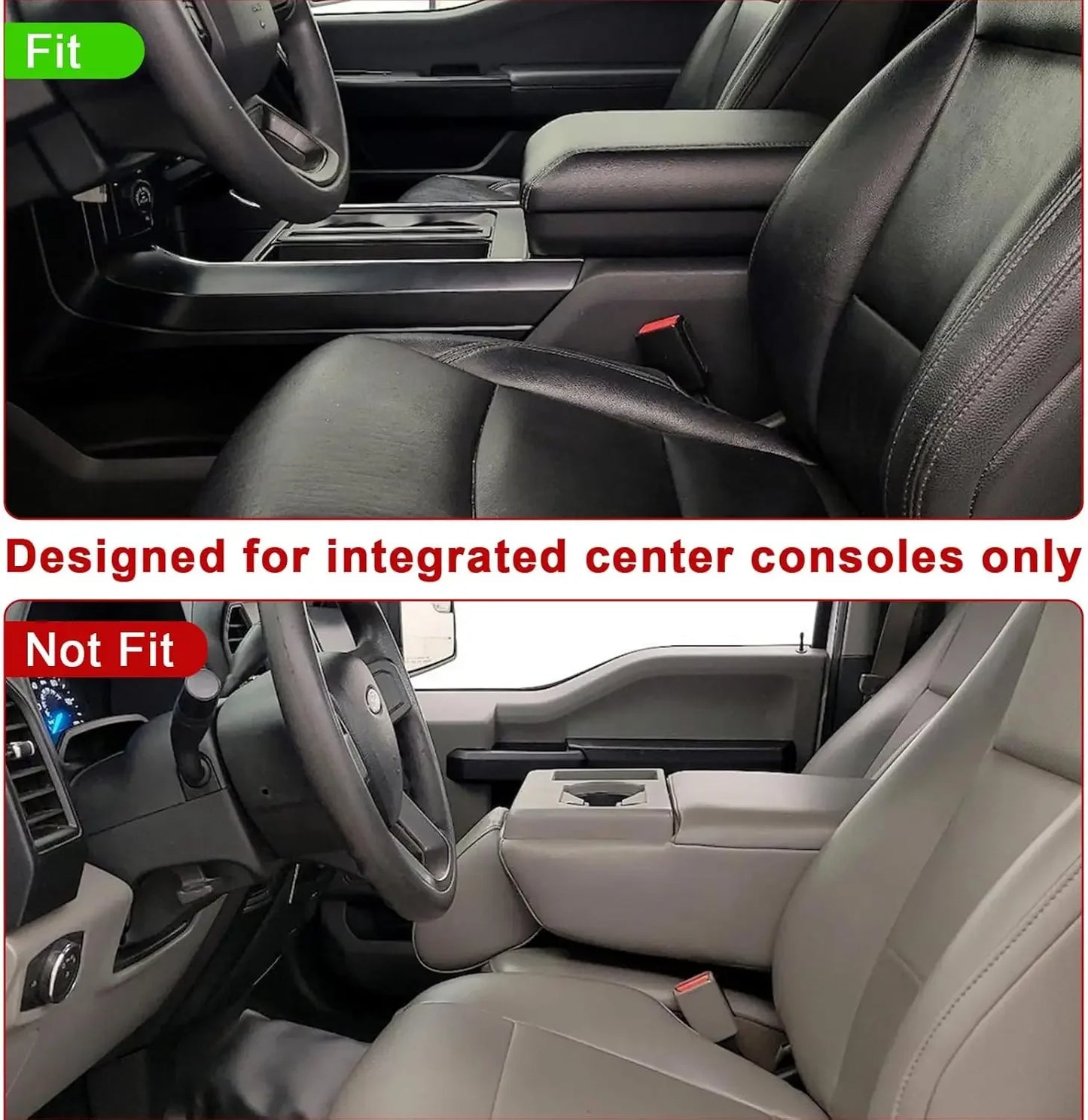 Center Console Organizer Storage Tray for Ford F-150 / Raptor 2015–2020