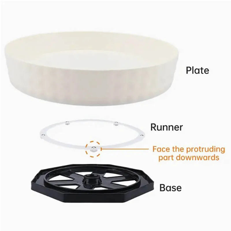 Rotating Spice Turntable - Space-Saving Lazy Susan for Kitchen or Dorm - photo 5