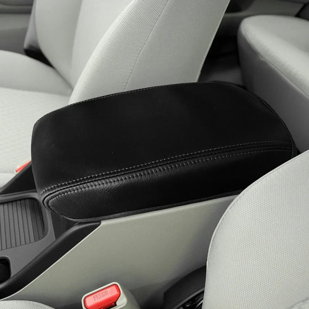 For 2012 2013 2014 2015 Honda CIVIC 9th Gen Microfiber Leather Center Control Armrest Box Cover Automotive Interior Accessories