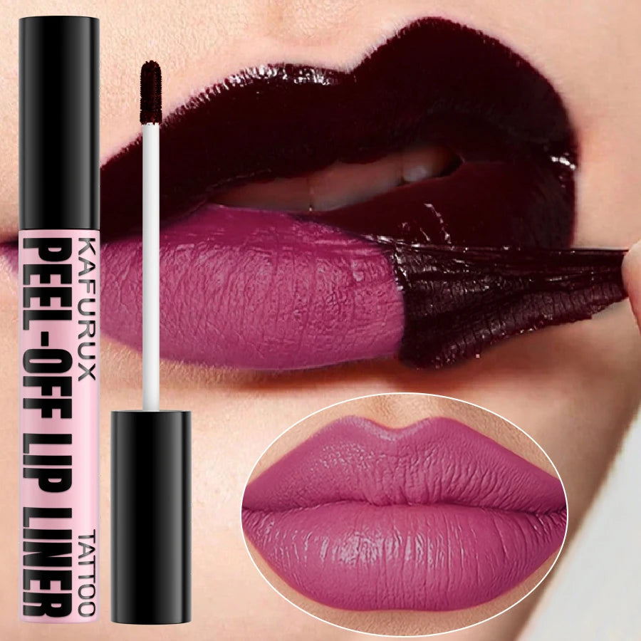 7 Colors Waterproof Peel Off Lip Stain - Long Lasting Lip Tint