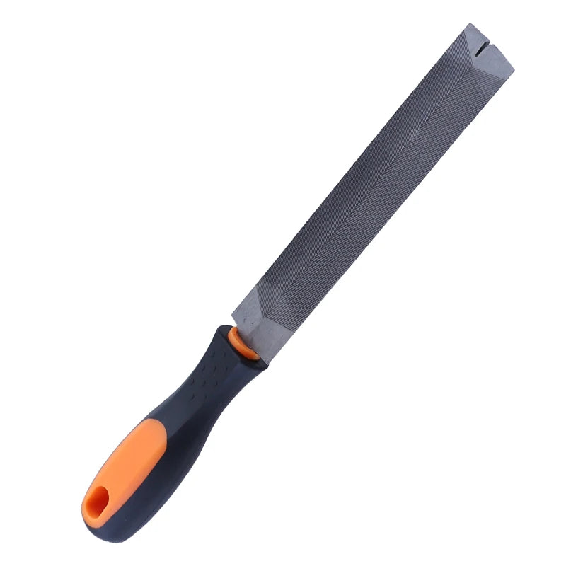 6 Inch Diamond Triangle Saw File High Hardness Bearing Steel Durable Rasp for Sharpening Saw Blade Woodworking and Metal Tools