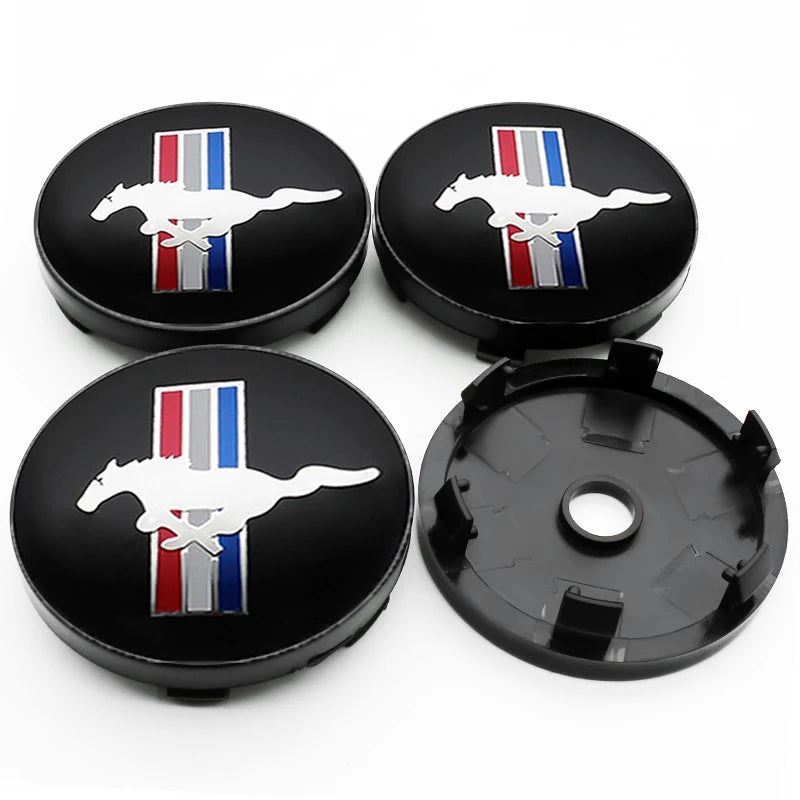 4Pc 56mm 60mm 54mm Car Wheel Center Hub Cap For Ford Fiesta Mondeo Fusion Explorer Escape Focus Kuga Rim Cover Sticker Accessory