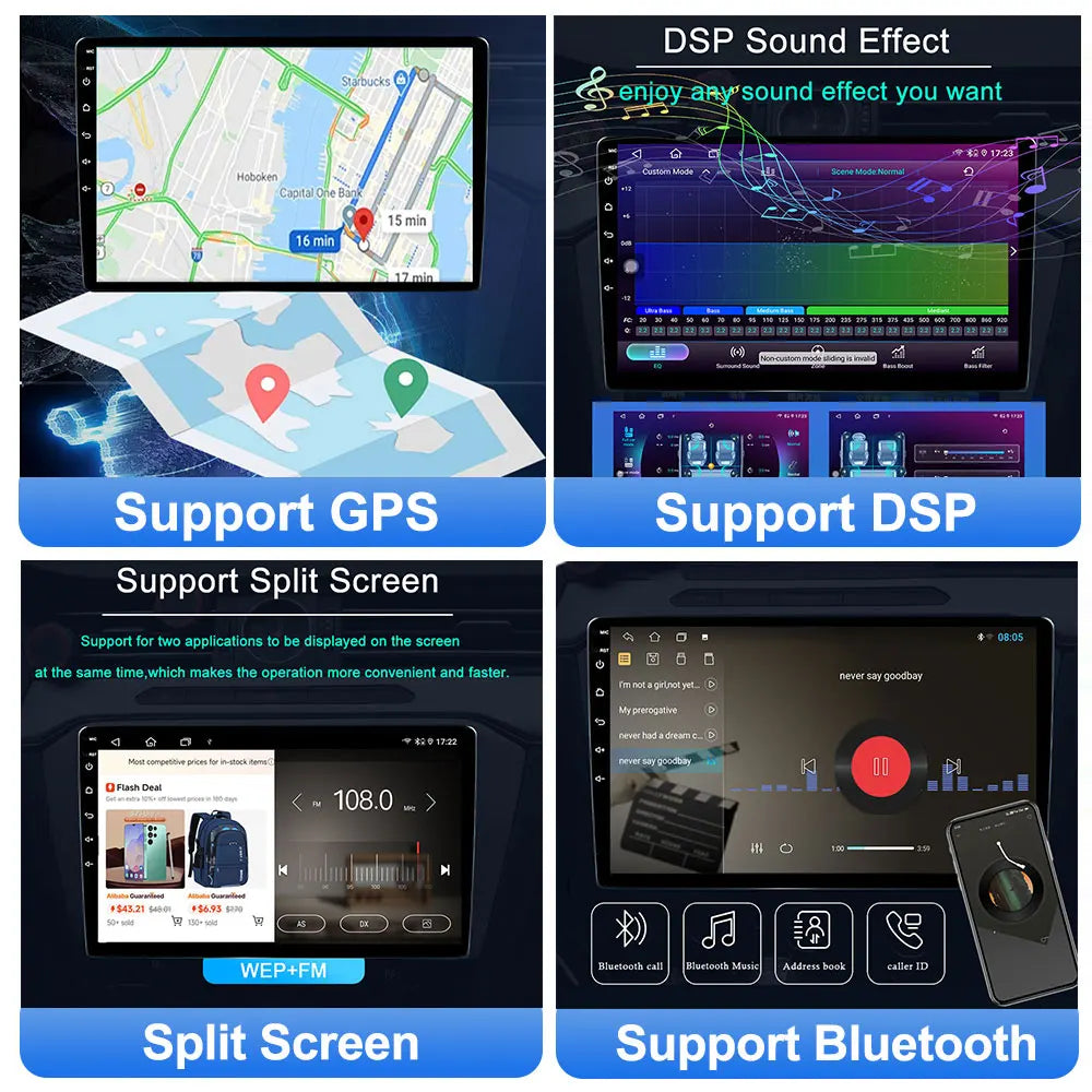 Car Stereo with Apple CarPlay & Android Auto, Compatible with Mini Cooper F54 F55 F56 F60