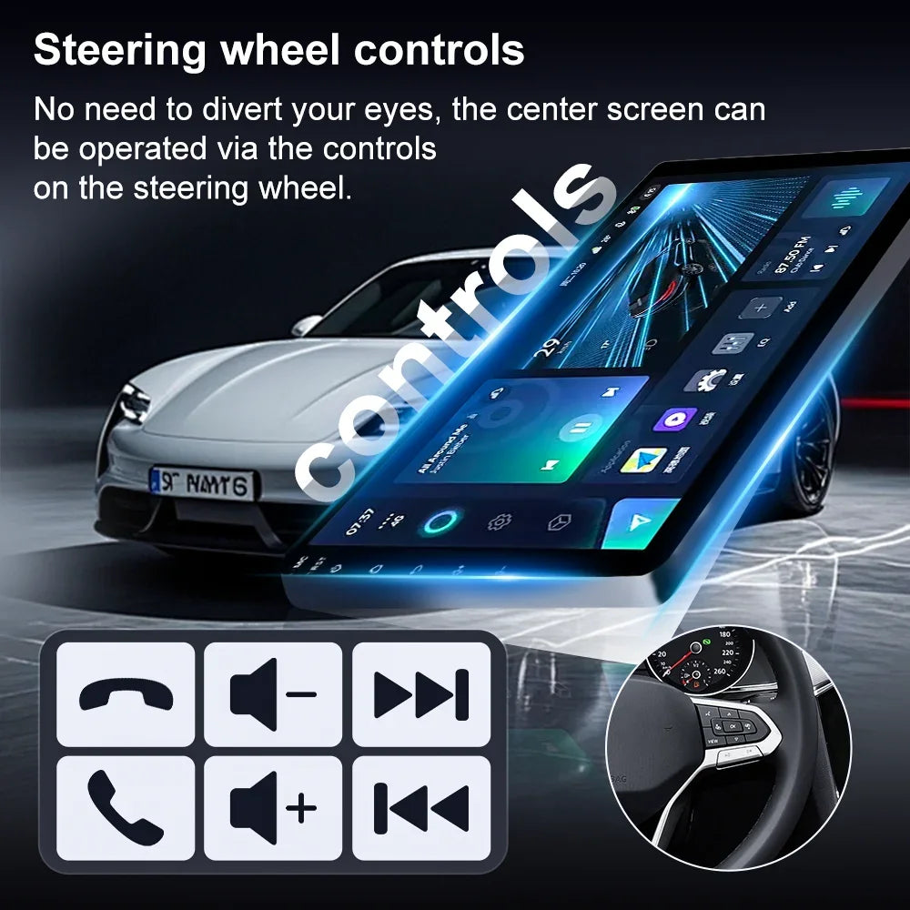 9.7" Android Car Stereo for Citroen Jumper, Peugeot Boxer & Fiat Ducato (2006–2022) — CarPlay, GPS, WiFi