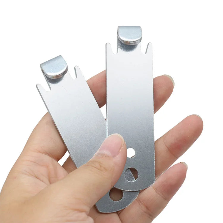 2PCs Fence Wire Twist Fence Wire Twister Tensioning Tool Barb Wire for Garden Pocket Size Steel Rust Resistant