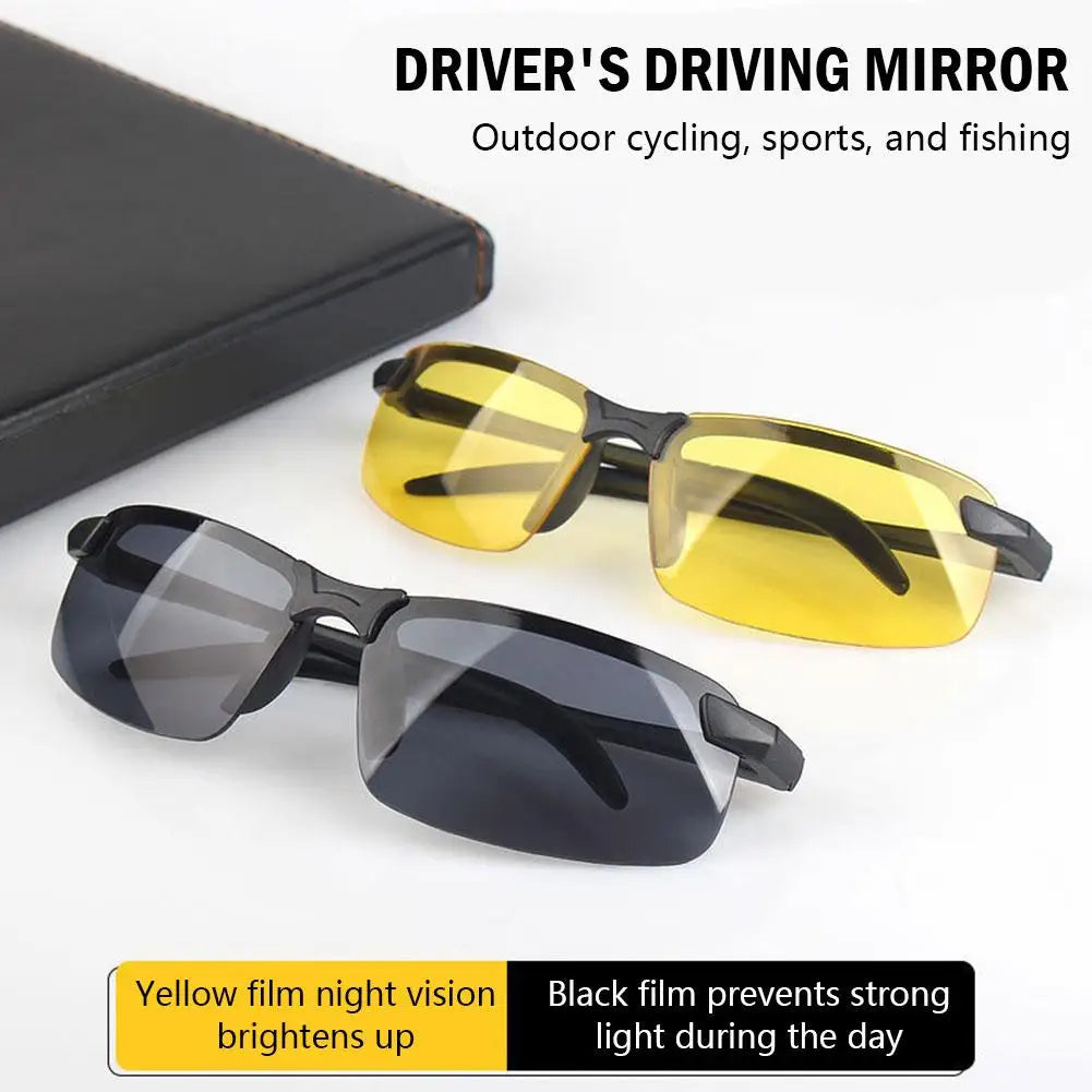 Photochromic Sunglasses Men Polarized Driving Chameleon Glasses Male Change Color Sun Glasses Day Night Vision Driver Eyewear