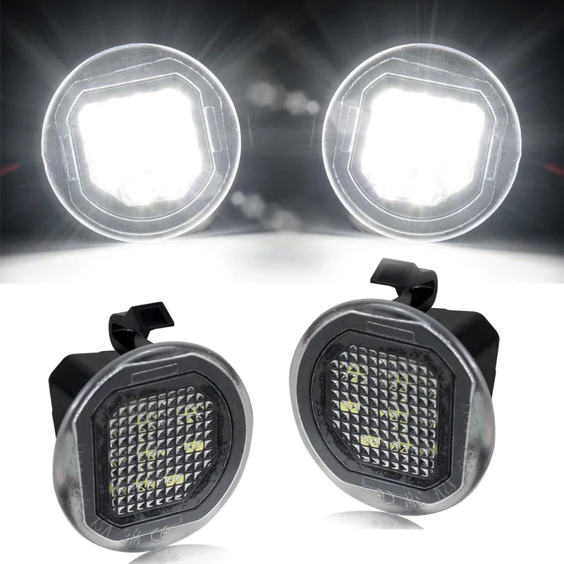 LED Puddle Side Mirror Lights — Chevrolet Silverado 2500HD/3500HD & GMC Sierra / Yukon / Suburban / Tahoe (2015–2021)