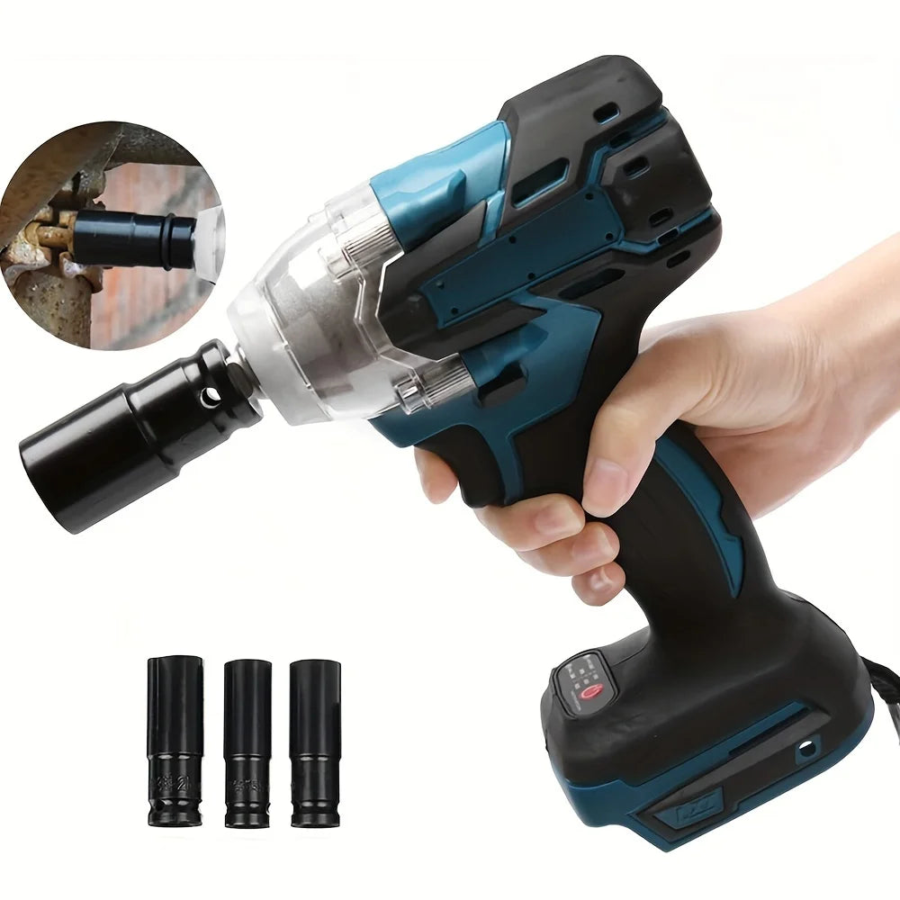 10-Piece Impact Wrench Socket Adapter Set – 8–24mm 1/2" Power Tool Sockets for Auto Repair
