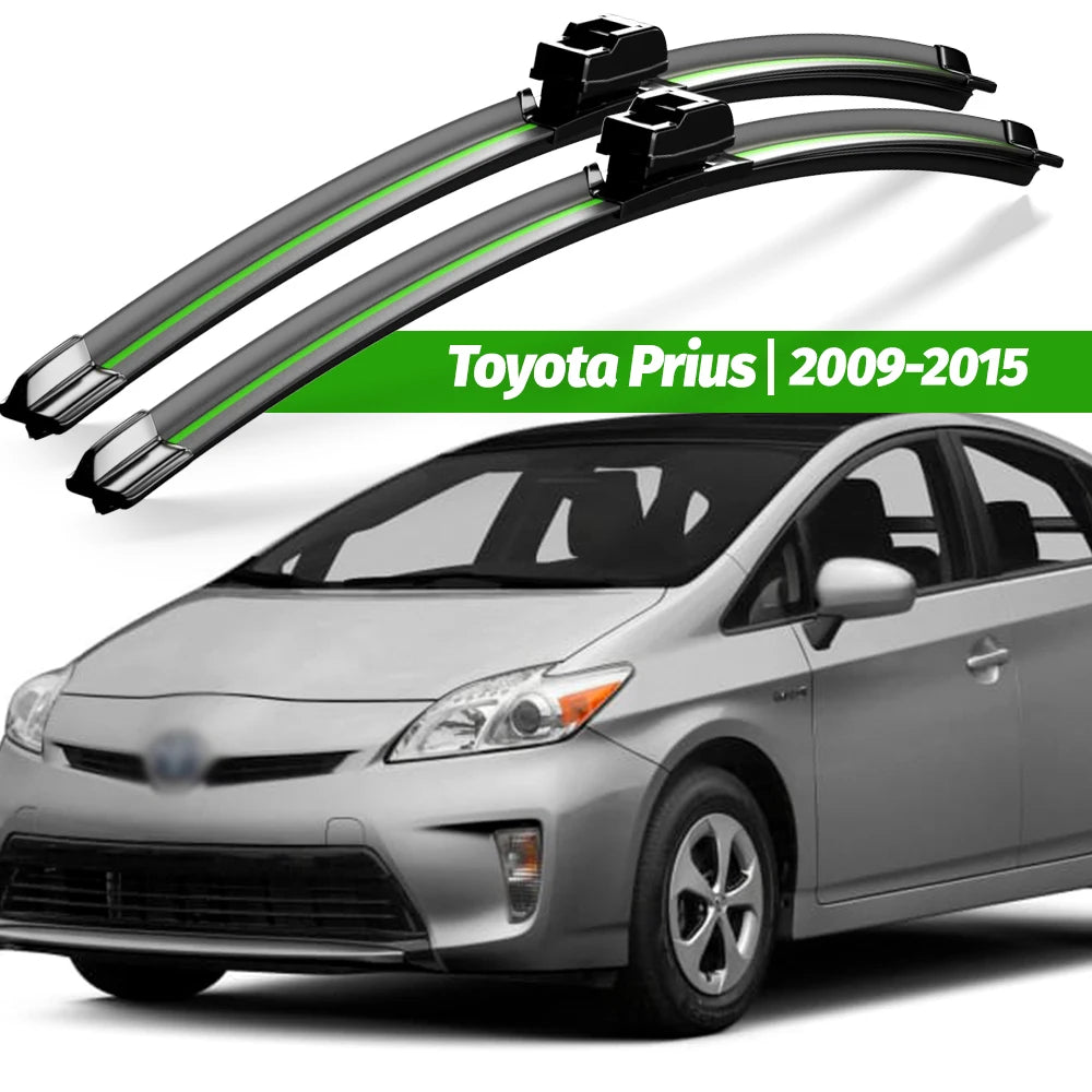Wiper LHD Front Wiper Blades For Toyota Prius 2009 - 2015 Windshield Windscreen Window Brushes 26"+16" Accessories