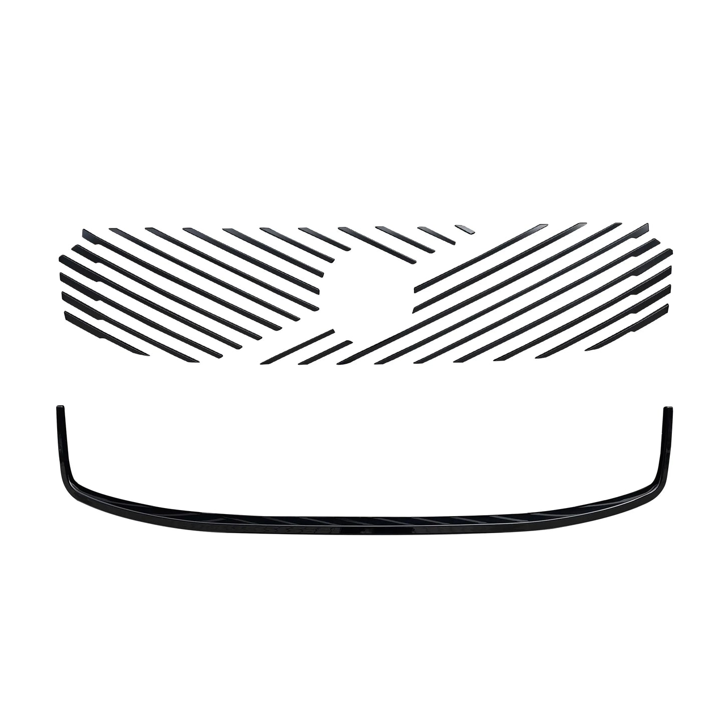 Volvo XC60 XC90 S90 2026 Grille Modification Upgrade – ABS Bright Black Double-Sided Adhesive Install