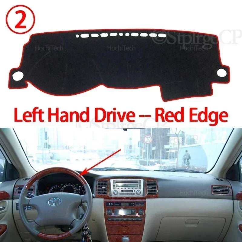 Car Dashboard Cover Mat for Toyota Corolla E120 E130 (2026–2026) – Anti-Glare Instrument Panel Carpet