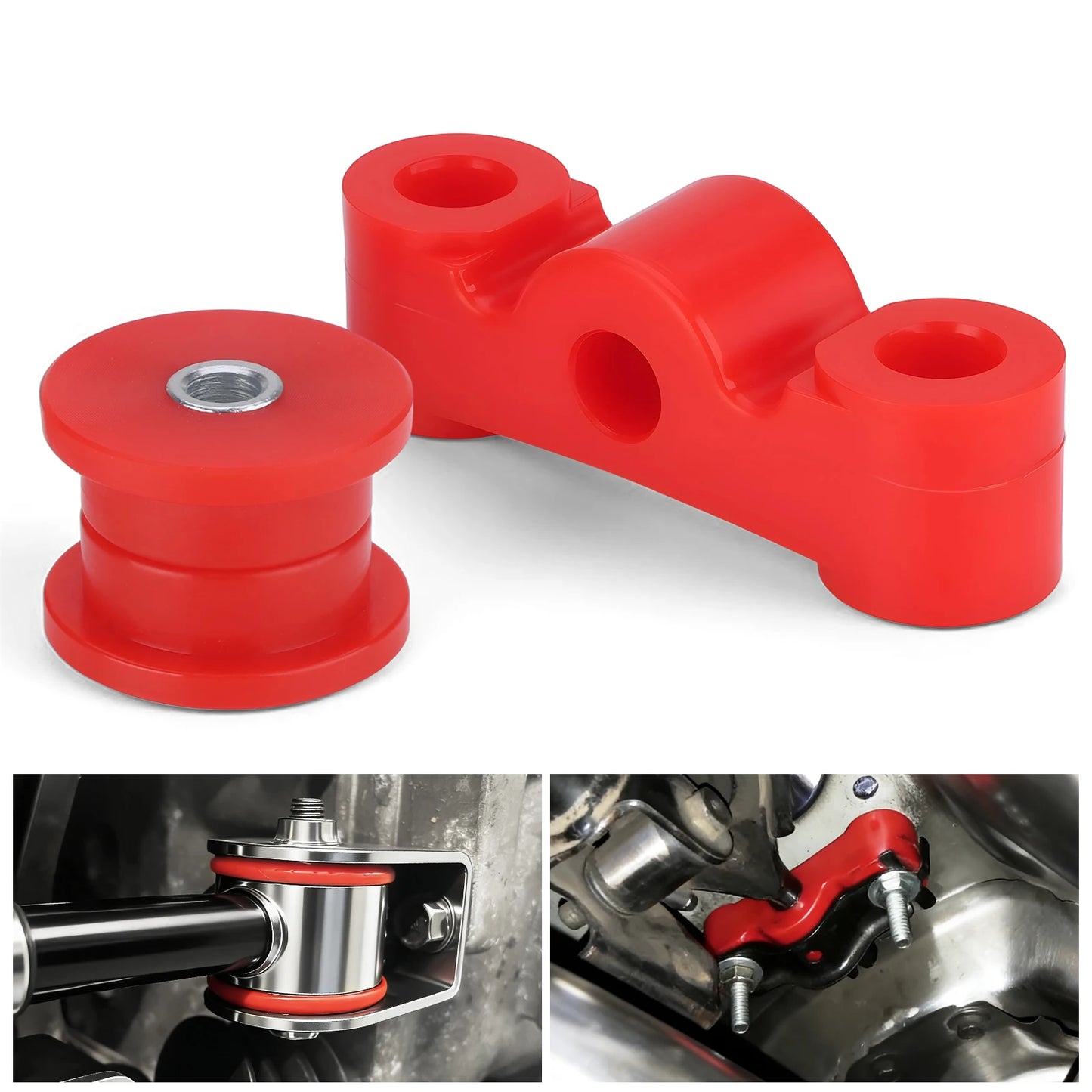 Replacement Red Polyurethane Shift Linkage Bushings For Honda Civic EG EK 1992-2000 For D-Series Engine Shifter Bushings Set