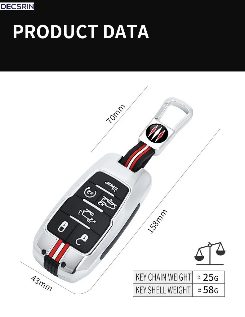 Remote Key Fob Case Cover - Dodge RAM 1500-5500 (2019-2022)