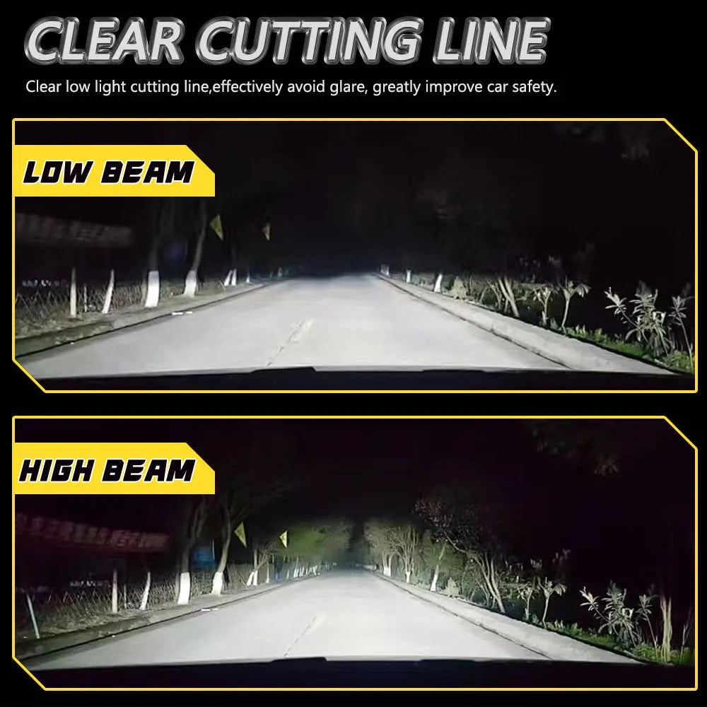 H7 H4 LED Headlight Bulbs - Super Bright CANBUS Car Lights