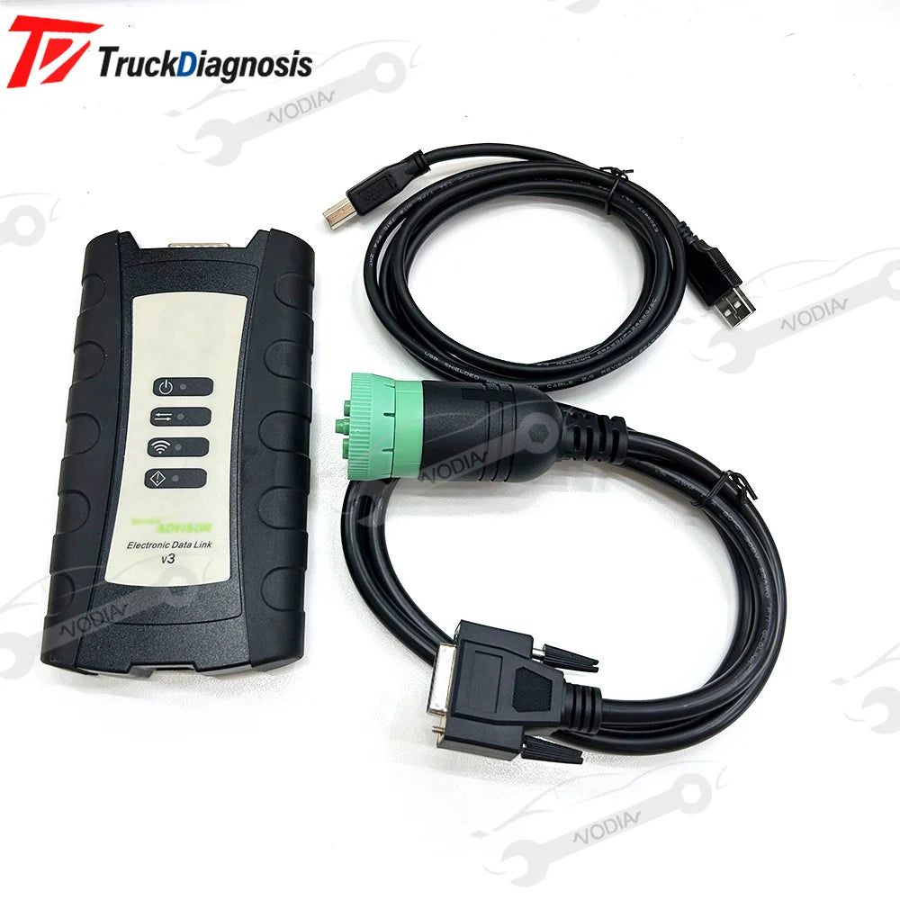 for EDL Scanner Interface For John EDL V3 Agricultural Tractor Heavy Vehicle Service Diagnostic Kit Tool+Xplore Tablet