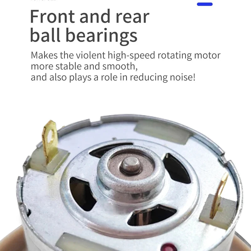 DC Vacuum Cleaner Motor 545 Motor 22.2V 120W Ball Bearing Micro Motor for Vacuum Cleaner Parts Air Blower Built in Driver
