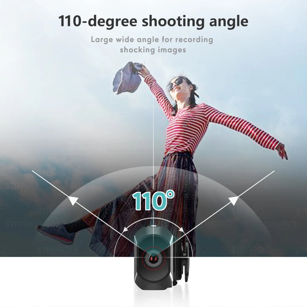 Head-Mounted 4K Action Camera — Anti-Shake 130° Wide Angle