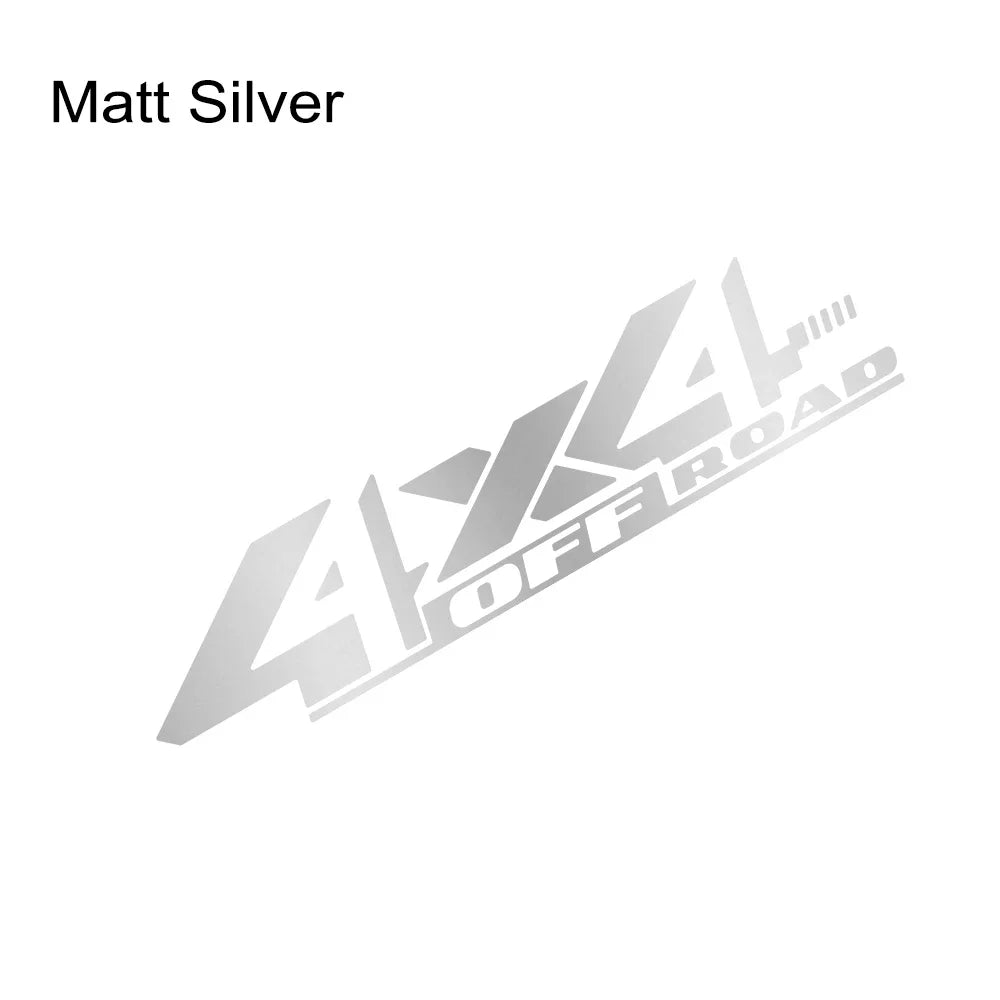 4x4 Off-Road Vinyl Decals (Pair) — Universal Fit for Pickups & Trucks