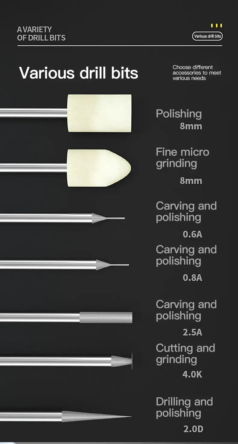 MaAnt D1 D2 Electric Grinding Pen Intelligent Charging Engraving Pen Phone CPU IC Polishing Lattice Cutting Tool  OCA  Remover