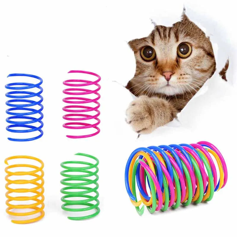 High-Elastic Spiral Spring Cat Toys - Chase & Chew – photo 3