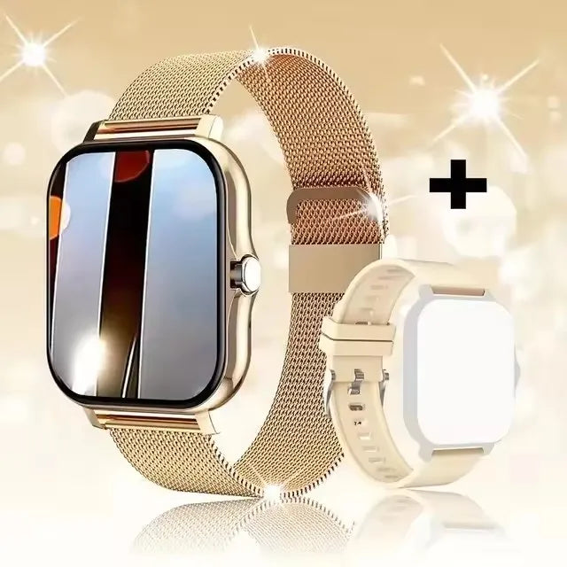 NEW 2026 Fashion SmartWatch Android Phone 2.01" Color Screen Full Touch Custom Dial Watch Women Bluetooth Call Smart Watch Men