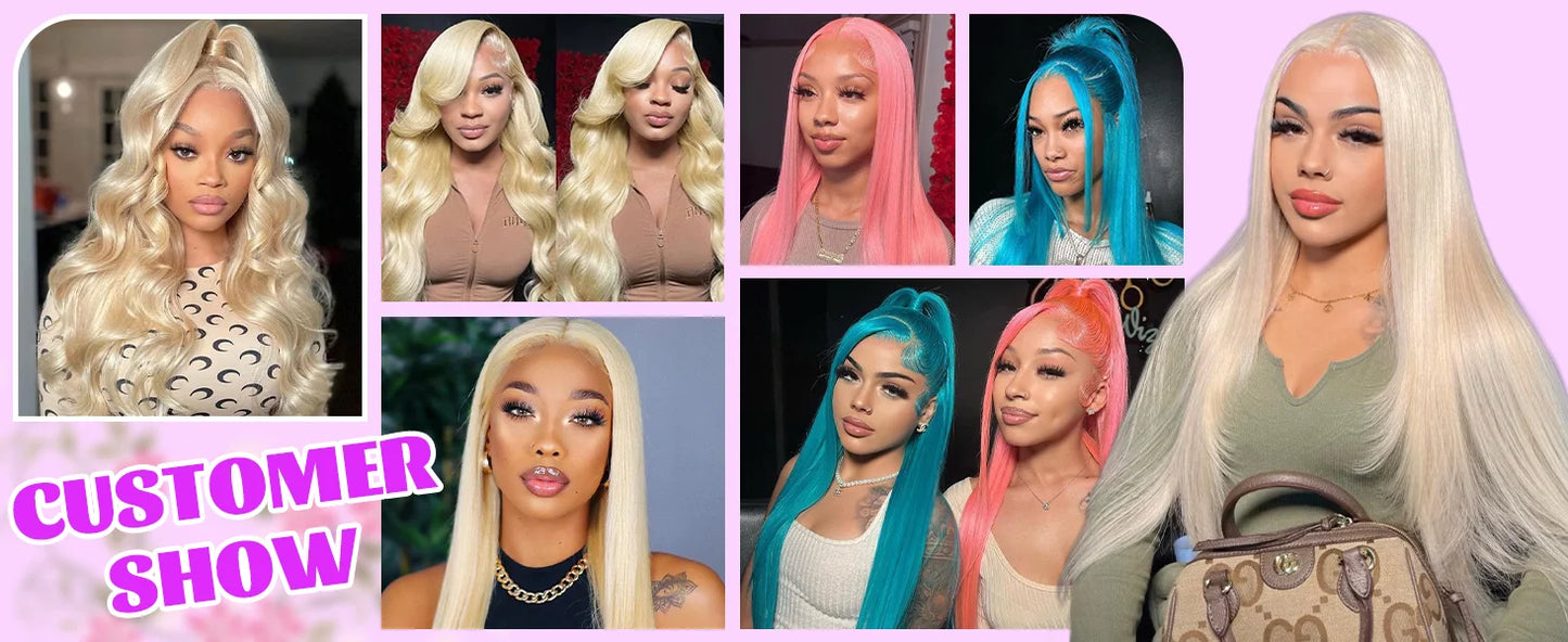Colored Blonde 613 Human Hair Bundles 30 Inch Honey Blonde Body Wave Bundles 100% Unprocessed Raw Human Hair Extensions Bundles