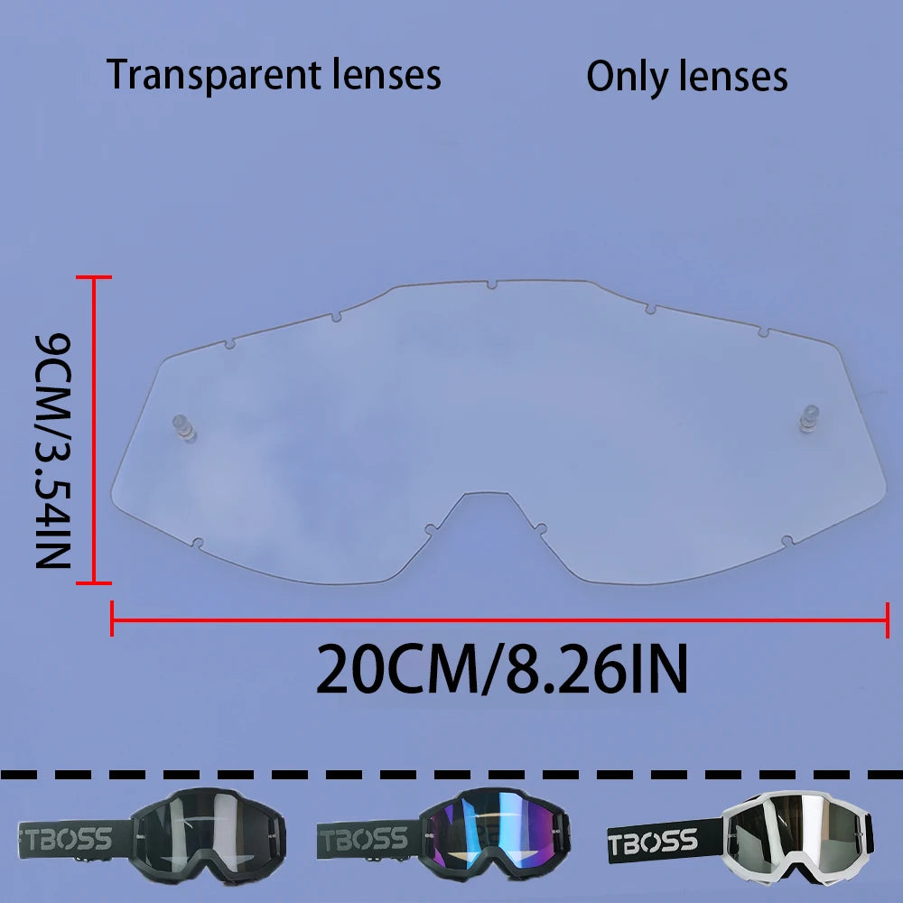 Motocross Goggles, Windproof Ski and Dirt Bike Goggles