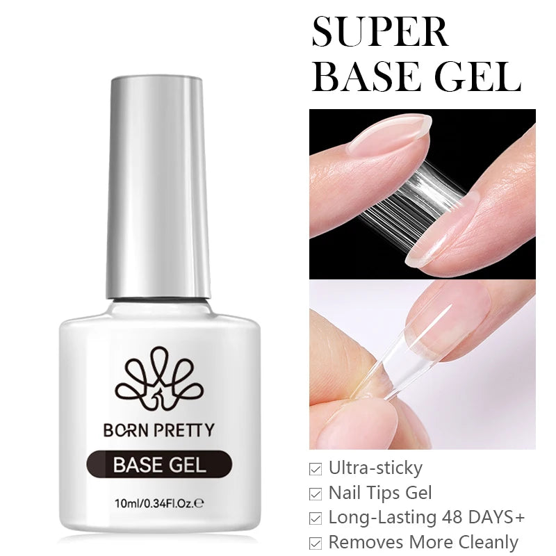 BORN PRETTY Christmas Green Glitter Gel Nail Polish 10ml Sparking Red Glitter White Gold Silver Santa Winter Snowflake Soak Off
