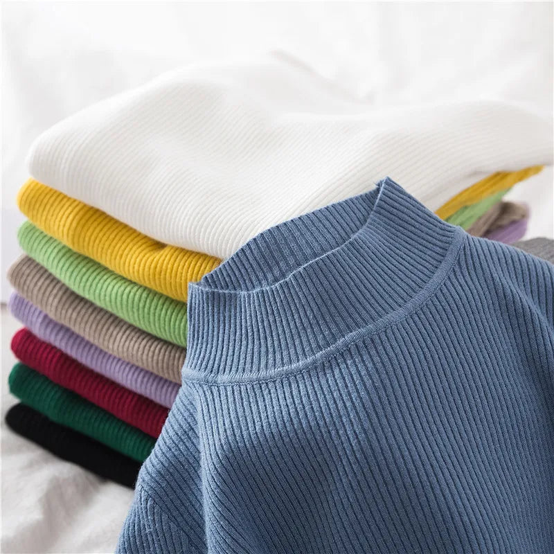 Women's soft turtleneck sweater, cotton blend — view 6 of 20