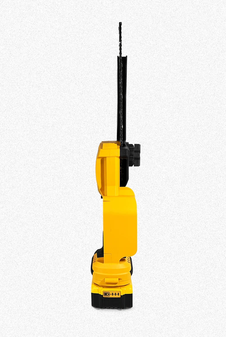 8 Inch 1380W Brushless Yellow Electric Chain Saw Professional Garden Pruning Saw Power Tool For Dewalt 20V Battery Pin
