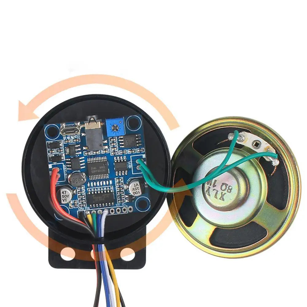 Multifunction 4 channel Trigger Voice Speaker Prompter Sound Alarm Reverse Siren Buzzer Alarm Horn Beep 12 24V Car Start Voice