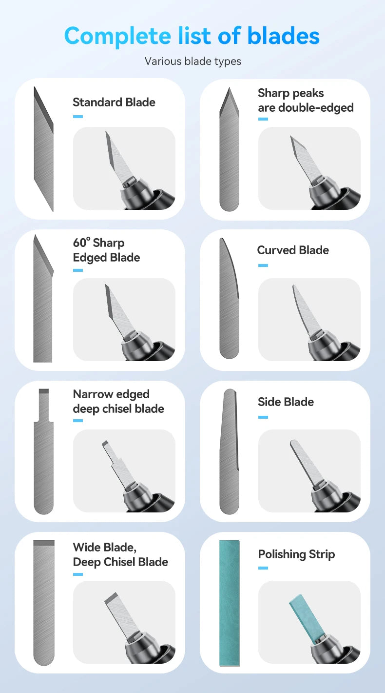 Awgem KH1 Handheld Ultrasonic Cutter Ultrasonic cutting knife DIY Electric Carving Tool for Plastic/Resin/3D Printing/Textile