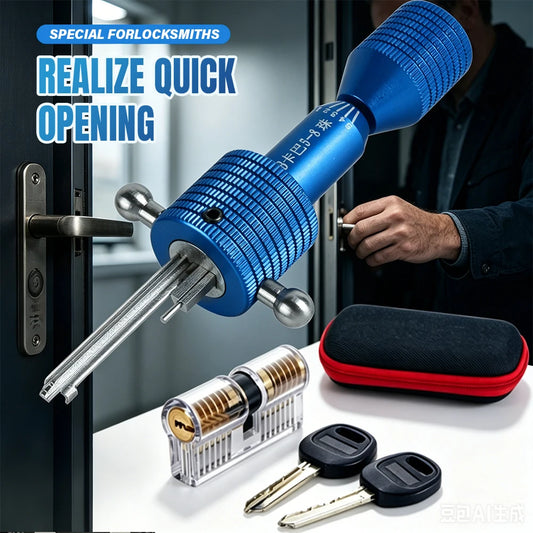 Professional KABA MUL-78 Key Decoder Tool Positive Groove AB Positioning One-Character Locksmith Tool Lock Opening Tool