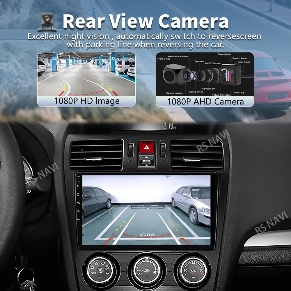 Android 16 For Subaru Forester WRX XV 2012 - 2018 2K QLED Stereo Car Radio Multimedia Video Player GPS 4G CarPlay