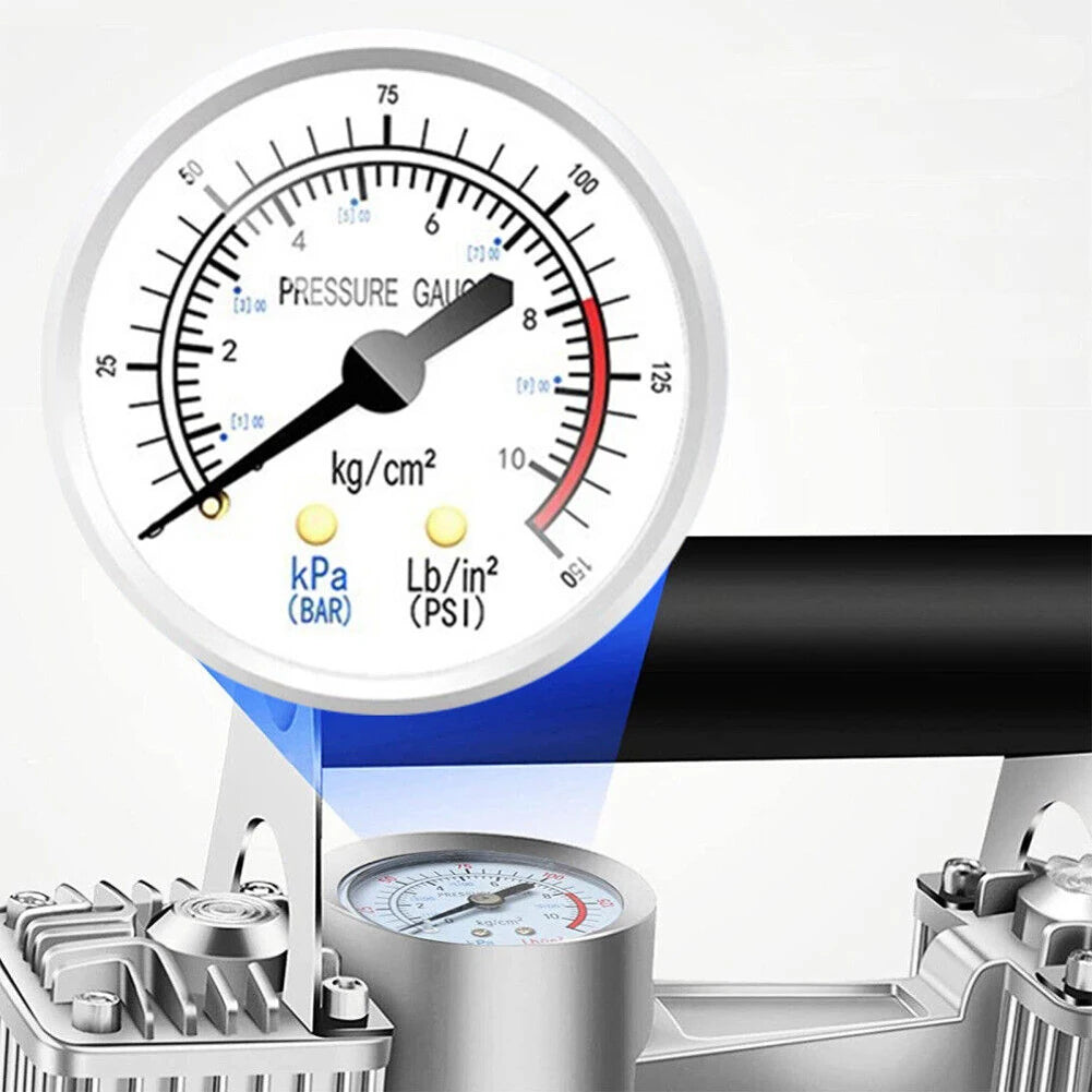 12V Portable Dual Cylinder Air Pump Heavy Duty Car Truck Air Compressor Dual Cylinder Tire Inflator Electric Car Tyre Inflator