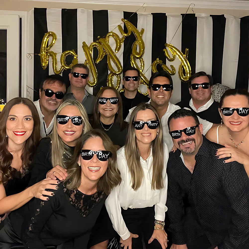 12-100 Pcs Wedding Personalized Sunglasses Bulk Custom Sunglasses with Paint Pens for Adult DIY Birthday Wedding Party Favors