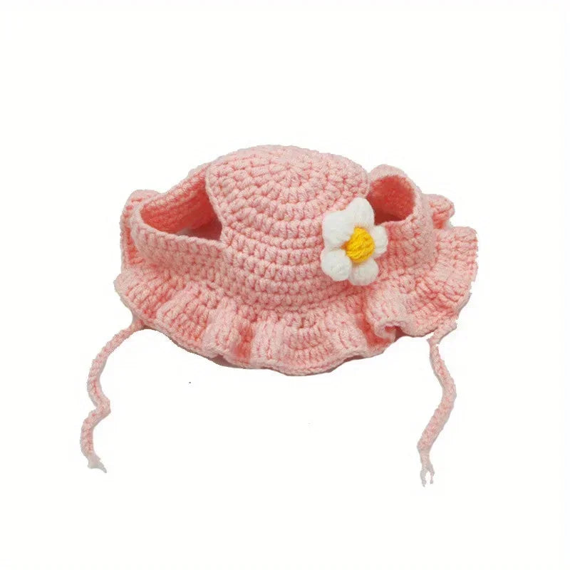 Cat Hats Elastic Cute Puppy Kittens Hat Headwear Photo Shoot Props Cat Accessories