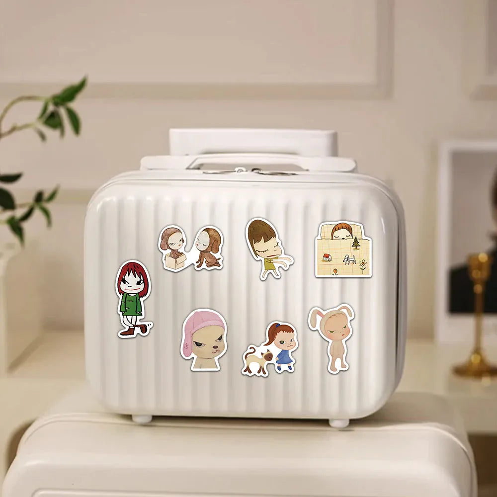 50/100/150PCS Yoshitomo Nara Stickers Cute Handbooks Material Phone Cases Laptop Suitcases Water Cups Waterproof Stickers
