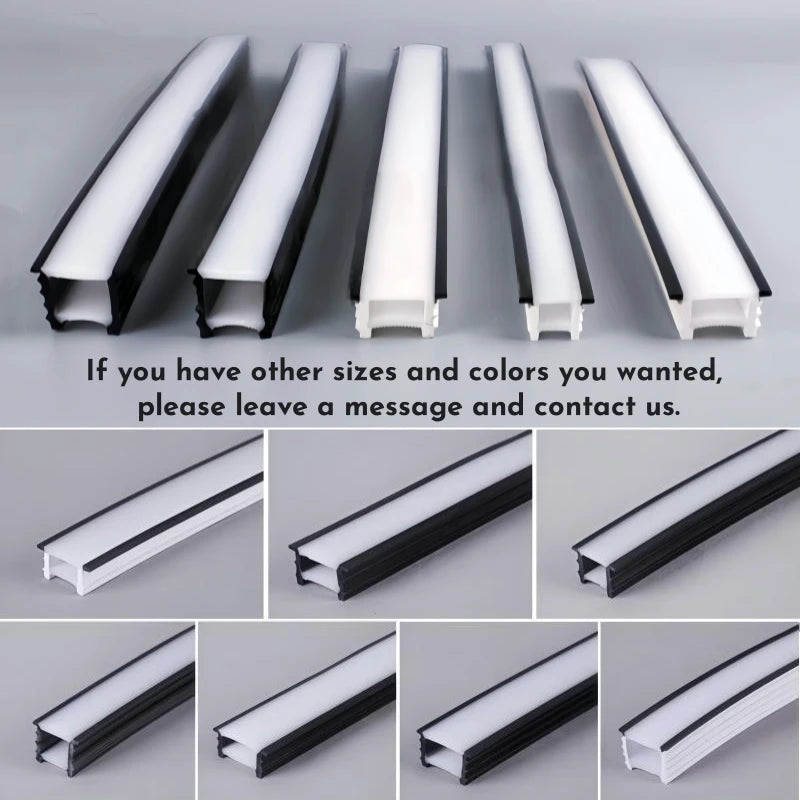 Flexible LED Neon Rope Diffuser Channel — WS2812B Compatible