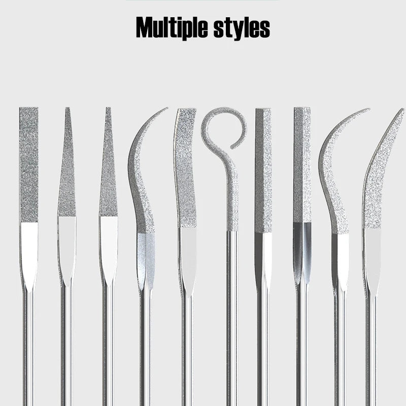 1 PCS Special-Shaped Diamond File Rust Removal Deburring Grinding Tool for Jewelry Metal Ceramic Glass Stone Craft Hand Tools