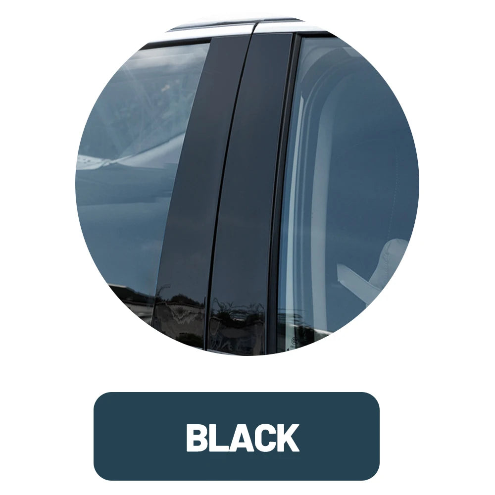 For Toyota Corolla 2019-2023 2020 2021 2022 Carbon Fiber Window Door Column Deal B C Pillar Post Cover Trim Sticker