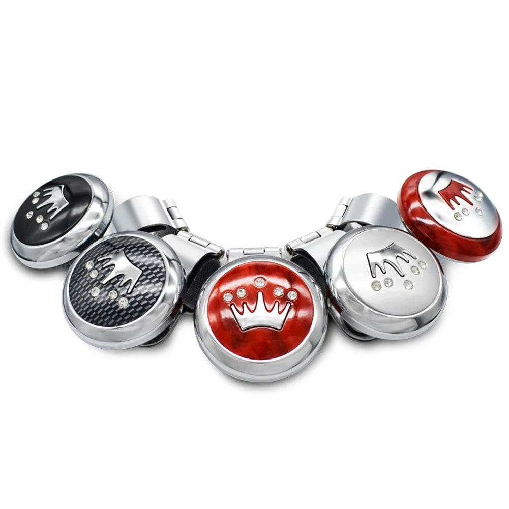 Car Steering Wheel Auto Truck Power Spinner Booster Aid Knob Ball Handle Clamp Car Accessories Professional Supplies Universal