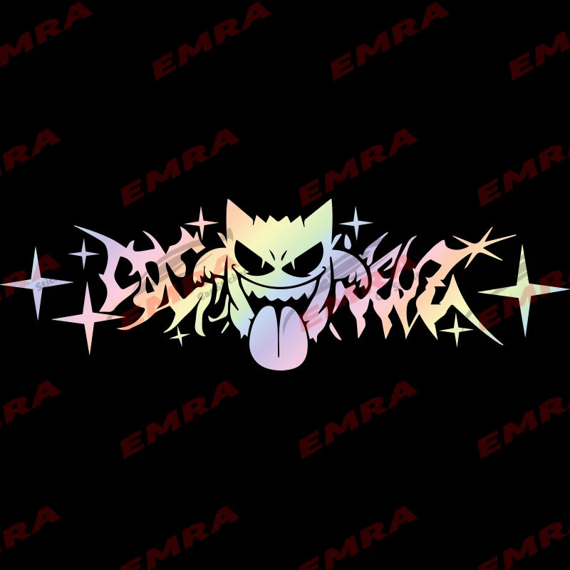 JDM Car Stickers for Cosmicwheelz Drift Stance Anime Sticker Dream Build Escape After The File Glass Decoration Vinyl Decals