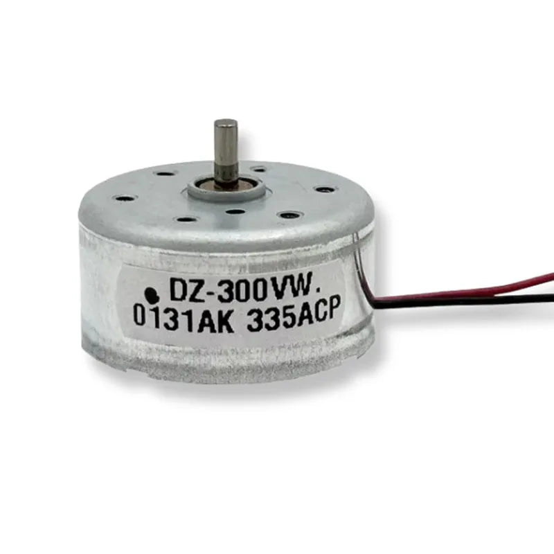 3V-6V 3.7V 5V 6V 7550RPM Micro DC Motor 24mm Round Spindle 2mm Shaft (RF-300) for DIY Toys/Solar Power Models/Fan Projects
