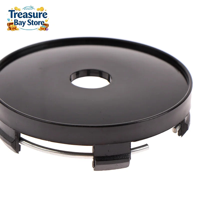 4Pcs/lot 60mm Fit 65mm Logo Black Plastic Car Wheel Center Hubcaps Covers Set Car Wheel Rim Hub Caps Car Styling Accessories
