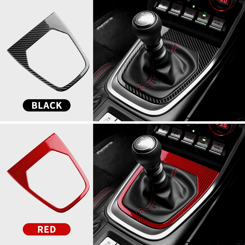 Real Hard Carbon Fiber For Subaru BRZ Toyota GR86 2021 2022 2023 2024 LHD RHD Car Trim Panel Sticker Dry Carbon Accessories