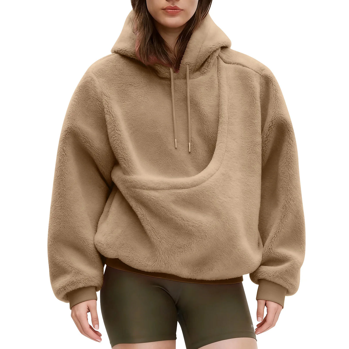 Women's Pet Carrier Hoodie with Kangaroo Pouch for Small Dogs and Cats